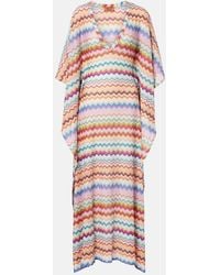 Missoni - Zigzag Lame Kaftan - Lyst