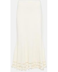 Ulla Johnson - Ayla Ribbed-Knit Maxi Skirt - Lyst