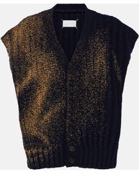 Maison Margiela - Sandstorm Ribbed-knit Wool Vest - Lyst