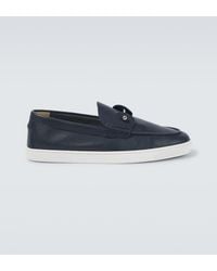 Christian Louboutin - Chambeliboat Suede Boat Shoes - Lyst