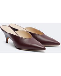 Le Monde Beryl - Petra Leather Mules - Lyst