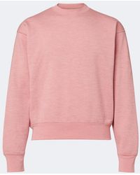 AURALEE - Cotton, Wool, And Silk Sweatshirt - Lyst