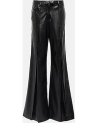 AYA MUSE - Vortico Low-rise Wide-leg Faux Leather Pants - Lyst