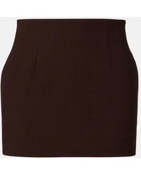 Wardrobe NYC - Virgin Wool Miniskirt - Lyst