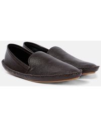 The Row - Vasko Leather Loafers - Lyst