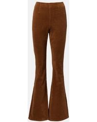 Veronica Beard - Pantalon Evase Beverly Off-Duty En Velours - Lyst