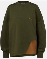 The Attico - Oversized Cotton Jersey Sweatshirt - Lyst