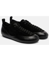 Proenza Schouler - Arcadia Suede And Leather Sneakers - Lyst
