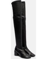 Jil Sander - Leather Over-The-Knee Boots - Lyst