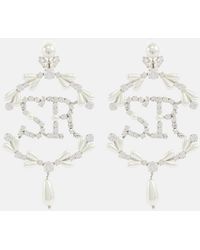 Simone Rocha - Crystal-Embellished Pearl Earrings - Lyst