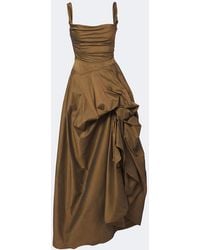 Vivienne Westwood - Chichi Draped Cotton-Blend Bustier Dress - Lyst
