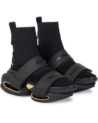 Balmain Bbold High-top Sneakers - Black