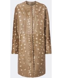 Loulou de Saison - Liza Printed Calf Hair Coat - Lyst