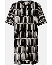 Max Mara - Vestido Corto Ospite De Algodon - Lyst