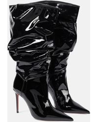 AMINA MUADDI - Jahleel 95 Latex Ankle Boots - Lyst