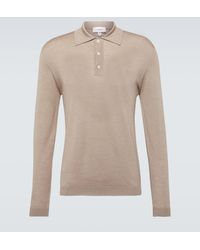 Lardini - Wool-blend Polo Sweater - Lyst