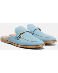 Tod's - Gommino Leather Mules - Lyst
