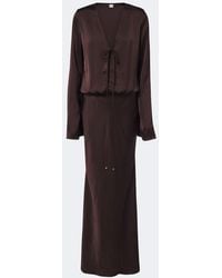 Bananhot - Nema Satin Maxi Dress - Lyst