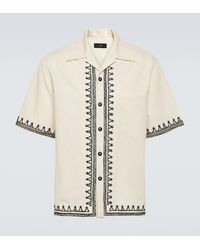 Alanui - Akasha Embroidered Cotton-Blend Shirt - Lyst