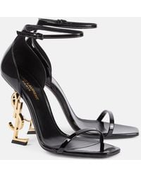 Saint Laurent - Opyum 85 Patent Sandal - Lyst