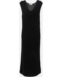 The Row - Folosa Knitted Silk Maxi Dress - Lyst