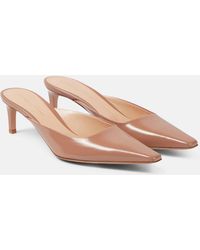 Gianvito Rossi - Lindsay Leather Mules - Lyst