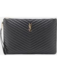 Saint Laurent - Cassandre Matelassé Pouch - Lyst