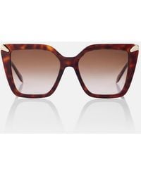 BVLGARI - Serpenti Viper Square Sunglasses - Lyst
