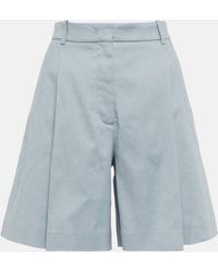 JOSEPH - Walden Linen And Cotton Shorts - Lyst