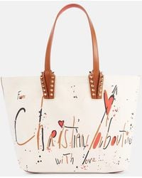 Christian Louboutin - Large Canvas Cabata Beach Bag - Lyst