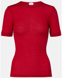 Versace - Medusa Virgin Wool T-Shirt - Lyst