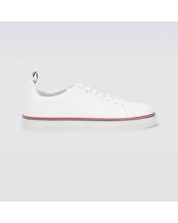 Thom Browne - Leather Low-top Sneakers - Lyst
