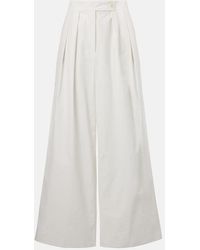 Dries Van Noten - Pleated Wide-Leg Pants - Lyst