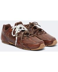 Miu Miu - X New Balance 530 Sl Leather Sneakers - Lyst