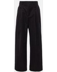 Wardrobe NYC - Cotton-Blend Drill Wide-Leg Pants - Lyst