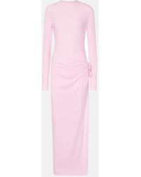 Magda Butrym - Maxi Dress With Long Gathered Sleeves - Lyst