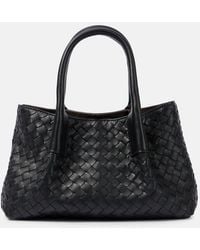 Bottega Veneta - Pinacoteca Small Leather Tote Bag - Lyst