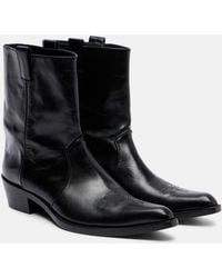 KHAITE - Clive Leather Ankle Boots - Lyst