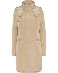 Moncler Manteau Mauve matelassé à capuche - Neutre