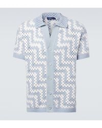 Frescobol Carioca - Pinto Crochet Cotton Cardigan - Lyst