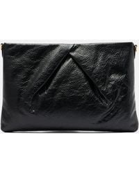 Dries Van Noten - Clutch Aus Leder - Lyst