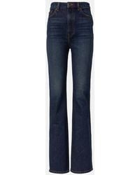 KHAITE - Danielle High-Rise Straight Jeans - Lyst