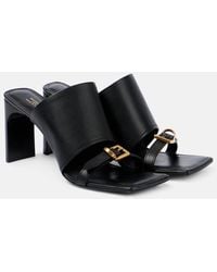 Balenciaga - Bel Air Leather Sandal - Lyst