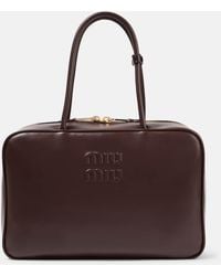 Miu Miu - Tote Beau Large Aus Leder - Lyst