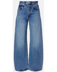 FRAME - Bow Barrel-Leg Jeans - Lyst
