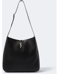 Saint Laurent - Le 5 A 7 Maxi Leather Shoulder Bag - Lyst