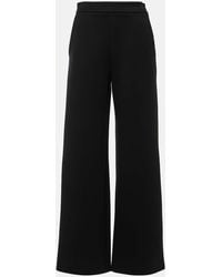 Max Mara - High-Rise Jersey Wide-Leg Pants - Lyst