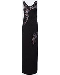 Dries Van Noten - Applique Embellished Gown - Lyst
