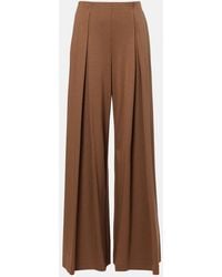 Max Mara - Cocco Virgin Wool Wide-Leg Pants - Lyst