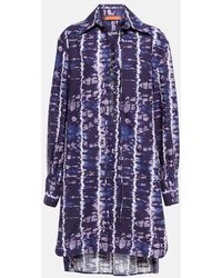 Altuzarra - Nia Printed Cotton-blend Shirt Dress - Lyst
